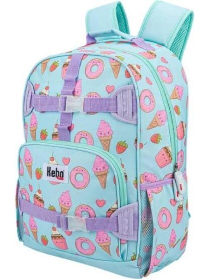 MOCHILA ESCOLAR AZUL MENTA KEBO KIDS - Image 2