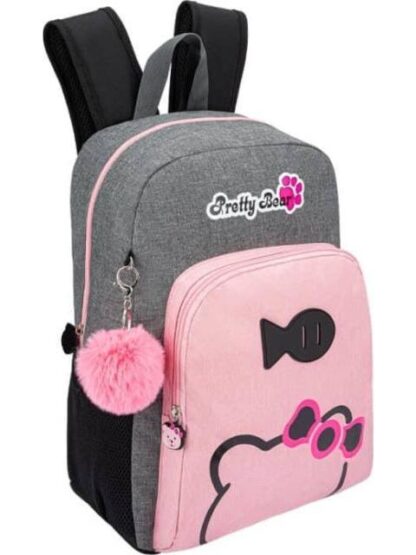 MOCHILA ESCOLAR GRIS PRETTY BEAR - Image 2