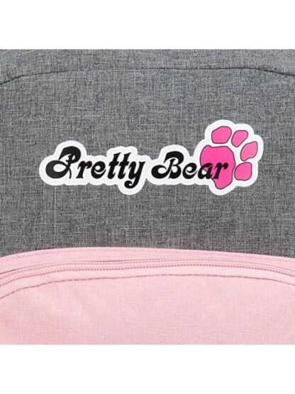 MOCHILA ESCOLAR GRIS PRETTY BEAR - Image 4