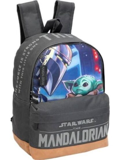 MOCHILA ESCOLAR GRIS THE MANDALORIAN - Image 2