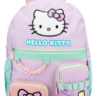 MOCHILA ESCOLAR HELLO KITTY MORADO HELLO KITTY