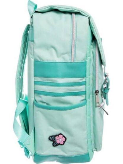 MOCHILA ESCOLAR INFANTIL AZUL TURQUESA STITCH - Image 3