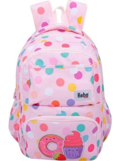 MOCHILA ESCOLAR MULTICOLOR KEBO KIDS