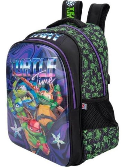 MOCHILA ESCOLAR NEGRO TORTUGAS NINJA - Image 4