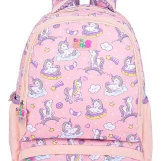 MOCHILA ESCOLAR ROSA CUTIE ZOO