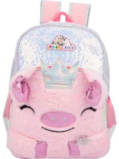 MOCHILA ESCOLAR ROSA CUTIE ZOO