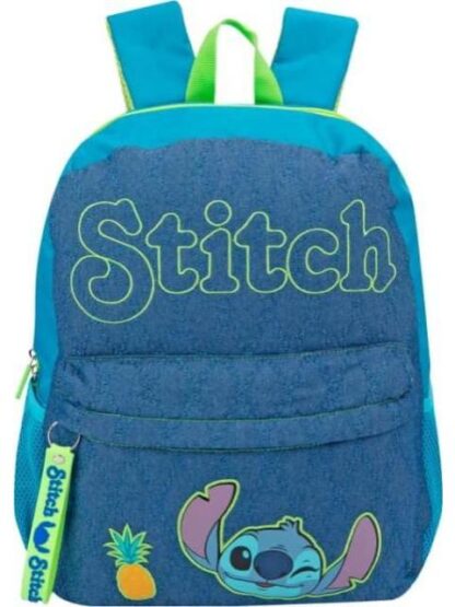 MOCHILA ESCOLAR STITCH AZUL STITCH