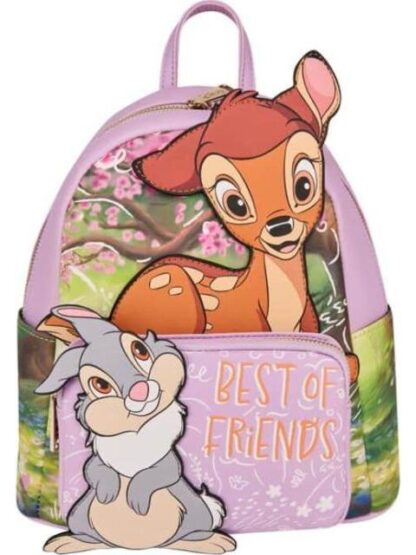 MOCHILA MORRAL MALETA BACKPACK BAMBI BAM7 LILA BAMBI