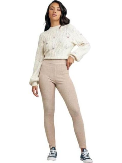 PANTALON CINTURA ALTA CAFE HOLLY LAND - Image 3