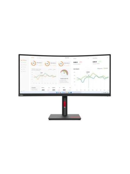 MONITOR CURVO LENOVO THINKVISION T34W-30 LED 34 3440X1440 ULTRA WIDE QUAD HD 60HZ HDMI-DISPLAYPORT NEGRO