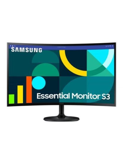 MONITOR CURVO SAMSUNG ESSENTIAL S3 LCD 27 1920X1080 FULL HD 100HZ HDMI NEGRO