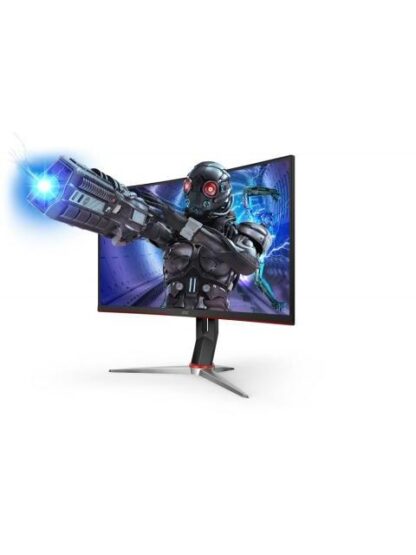 MONITOR GAMER CURVO AOC C27G2 LED 27 1920X1080 FULL HD FREESYNC 165HZ HDMI-DISPLAYPORT NEGRO-ROJO