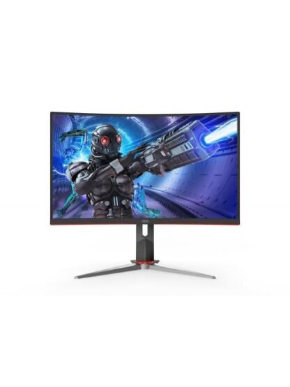 MONITOR GAMER CURVO AOC C27G2 LED 27 FULL HD FREESYNC 165HZ HDMI NEGRO-ROJO - Image 7
