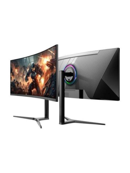 MONITOR GAMER CURVO BALAM RUSH BR-940733 LED 34 3440X1440 ULTRA WIDE QUAD HD G-SYNC-FREESYNC 165HZ HDMI-DISPLAYPORT BOCINAS INTEGRADAS NEGRO - Image 5