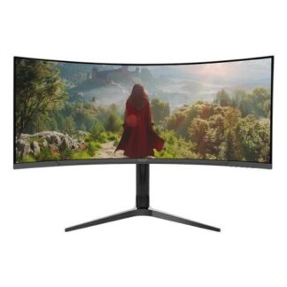 MONITOR GAMER CURVO NACEB R1500 LED 34 3440X1440 ULTRA WIDE QUAD HD G-SYNC-FREESYNC 165HZ HDMI-DISPLAYPORT GRIS