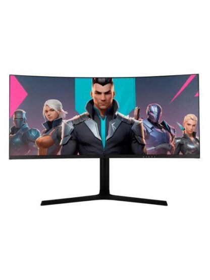 MONITOR GAMER CURVO VORAGO MG802 LED 34 3440X1440 ULTRA WIDE QUAD HD FREESYNC 180HZ HDMI-DISPLAYPORT NEGRO