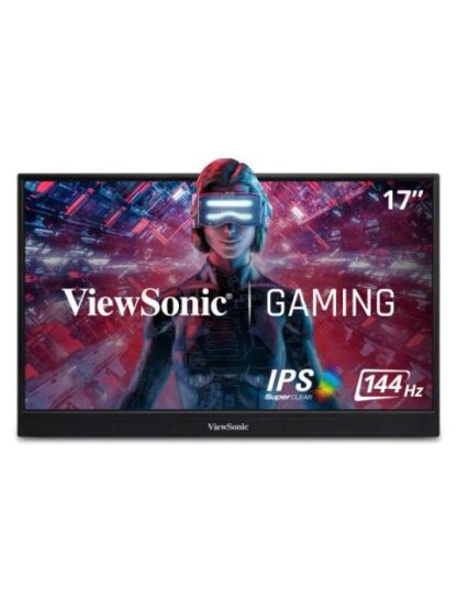 MONITOR GAMER PORTATIL VIEWSONIC VX1755 LED 17 FULL HD FREESYNC 144HZ HDMI BOCINAS INTEGRADAS (2 X 0.8W) NEGRO