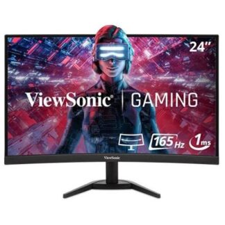 MONITOR GAMER VIEWSONIC VX2418C LCD 24 1920X1080 FULL HD FREESYNC 165HZ HDMI-DISPLAYPORT BOCINAS INTEGRADAS NEGRO