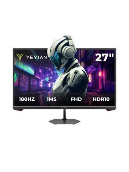 MONITOR GAMER YEYIAN AVANCE LED 27 1920X1080 FULL HD G-SYNC-FREESYNC 180HZ HDMI-DISPLAYPORT NEGRO