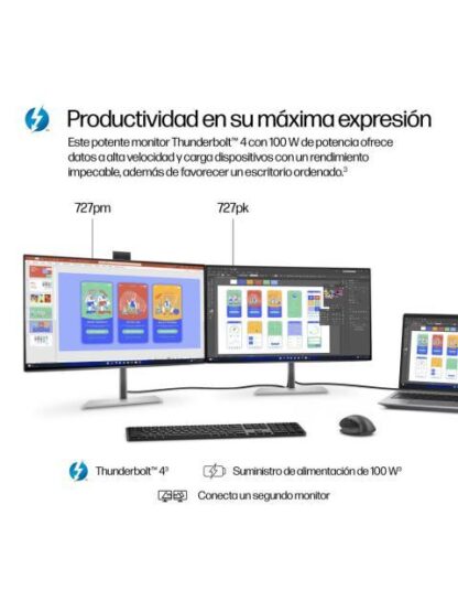 MONITOR HP THUNDERBOLT 4 LCD 27 3840X2160 4K ULTRA HD 60HZ HDMI-DISPLAYPORT NEGRO - Image 5