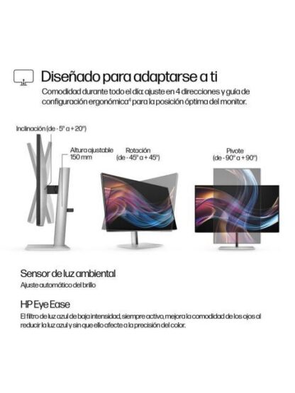 MONITOR HP THUNDERBOLT 4 LCD 27 3840X2160 4K ULTRA HD 60HZ HDMI-DISPLAYPORT NEGRO - Image 7