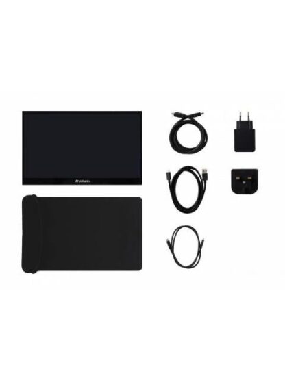 MONITOR TOUCH PORTATIL FULL HD 1080P DE 17.3 CON SOPORTE INTEGRADO CON INCLINACION HASTA DE 85° PANTALLA CON FUNCIONALIDAD TACTIL DE 10 PUNTOS CON TECNOLO - Image 2