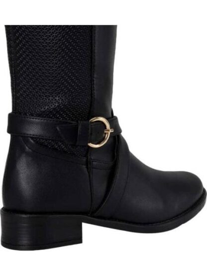 BOTA ALTA HEBILLA METALICA NEGRO TIERRA BENDITA - Image 4