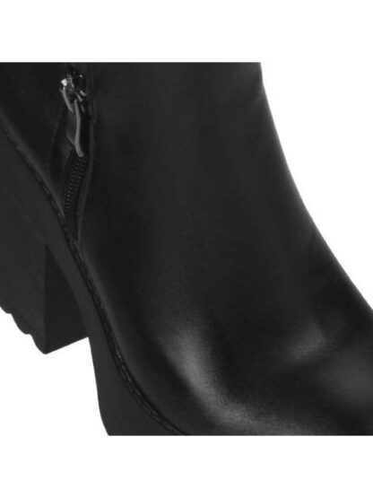 BOTA CON PLATAFORMA SUELA TRACK NEGRO TIERRA BENDITA - Image 4