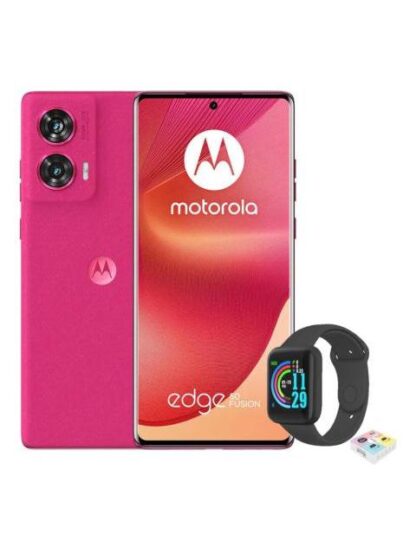 MOTOROLA EDGE 50 FUSION 5G 256GB 8RAM PINK + WATCH SMART MACARON