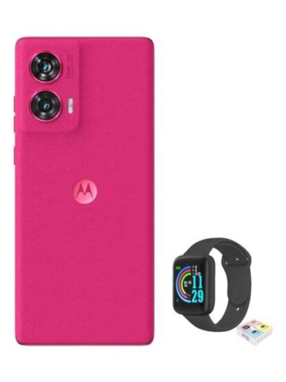 MOTOROLA EDGE 50 FUSION 5G 256GB 8RAM PINK + WATCH SMART MACARON - Image 3