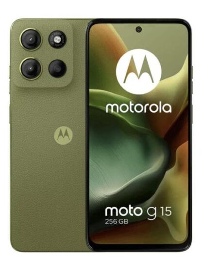 MOTOROLA MOTO G15 128GB - 4GB RAM DESBLOQUEADO NUEVO DUAL VERDE