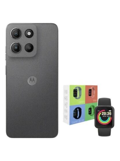 MOTOROLA MOTO G15 128GB 4GB RAM GREY + WATCH MACARON - Image 3