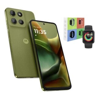 MOTOROLA MOTO G15 128GB 4GB RAM VERDE + WATCH MACARON
