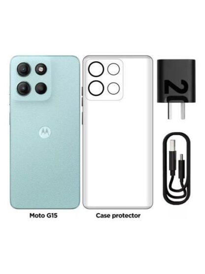 MOTOROLA MOTO G15 512GB + 4GB RAM AZUL CLARO - Image 3