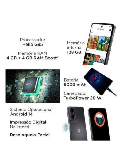 MOTOROLA MOTO G24 128GB 4GB RAM COLOR GRIS ACERO - Image 6