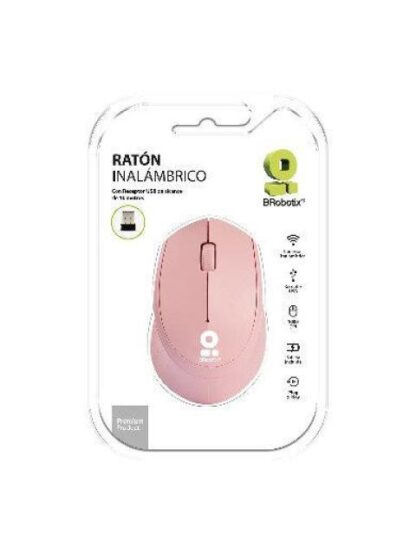 MOUSE BROBOTIX 6000793 INALAMBRICO USB 1000DPI ROSA - Image 4