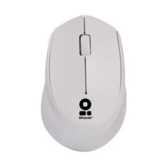 MOUSE ERGONOMICO BROBOTIX OPTICO 6000809 INALAMBRICO USB 1000DPI BLANCO