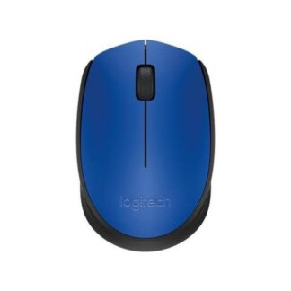 MOUSE ERGONOMICO LOGITECH OPTICO M170 INALAMBRICO USB 1000DPI NEGRO-AZUL