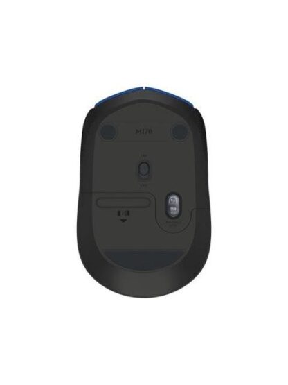 MOUSE ERGONOMICO LOGITECH OPTICO M170 INALAMBRICO USB 1000DPI NEGRO-AZUL - Image 4