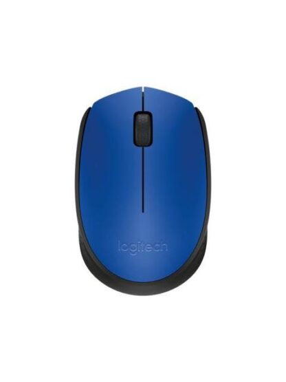 MOUSE ERGONOMICO LOGITECH OPTICO M170 INALAMBRICO USB 1000DPI NEGRO-AZUL
