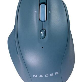 MOUSE ERGONOMICO NACEB NA-0139A INALAMBRICO OPTICO 1.600DPI RF INALAMBRICO AZUL