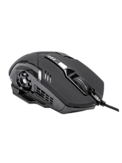MOUSE GAMER ERGONOMICO MANHATTAN OPTICO ALAMBRICO USB 3200DPI NEGRO - Image 2