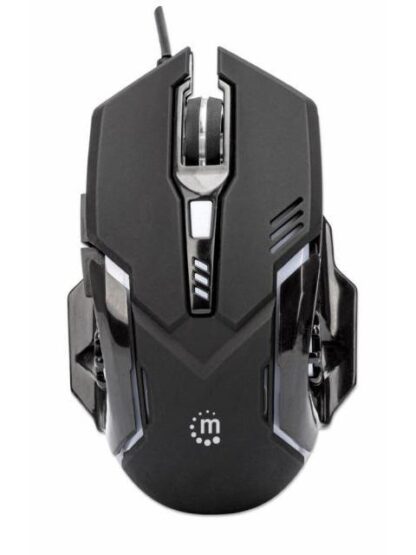 MOUSE GAMER ERGONOMICO MANHATTAN OPTICO ALAMBRICO USB 3200DPI NEGRO - Image 4