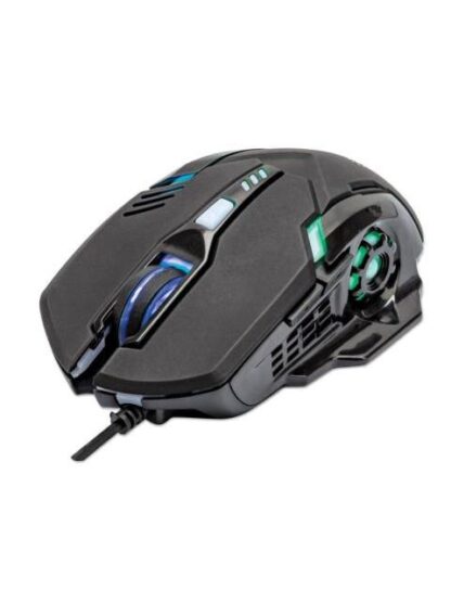 MOUSE GAMER ERGONOMICO MANHATTAN OPTICO ALAMBRICO USB 3200DPI NEGRO - Image 6