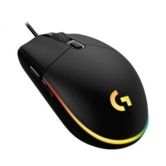 MOUSE GAMER LOGITECH G203 LIGHTSYNC - ALAMBRICO - USB - 8000 DPI - RGB - NEGRO