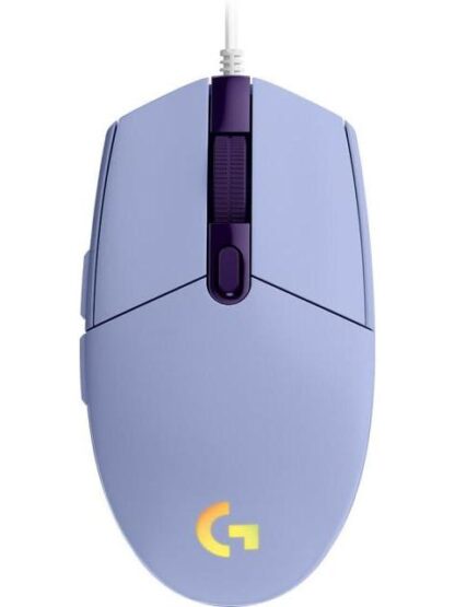 MOUSE GAMER LOGITECH OPTICO G203 LIGHTSYNC ALAMBRICO USB 8000DPI LILA - Image 2