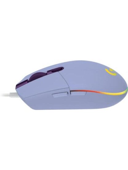 MOUSE GAMER LOGITECH OPTICO G203 LIGHTSYNC ALAMBRICO USB 8000DPI LILA - Image 4