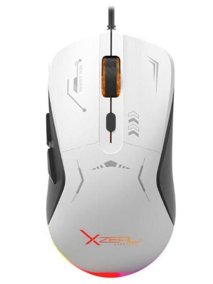 MOUSE GAMER XZEAL OPTICO STARTER ALAMBRICO USB 7200DPI BLANCO