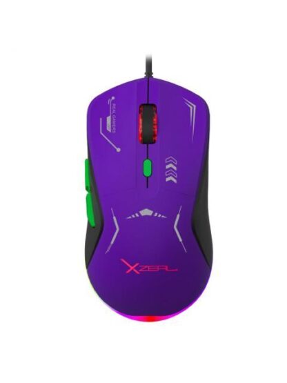 MOUSE GAMER XZEAL OPTICO XZ-401 INALAMBRICO USB-A 7200DPI MORADO - Image 2