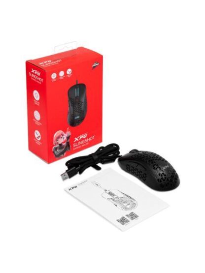 MOUSE GAMING XPG SLINGSHOT. CON SENSOR OPTICO PMW3360 OFRECE HATA 12 000 DPI. CABLE TRENZADO ULTRALIGERO EFECTOS DE ILUMINACION RGB SLINGSHOTBKCWW - Image 6